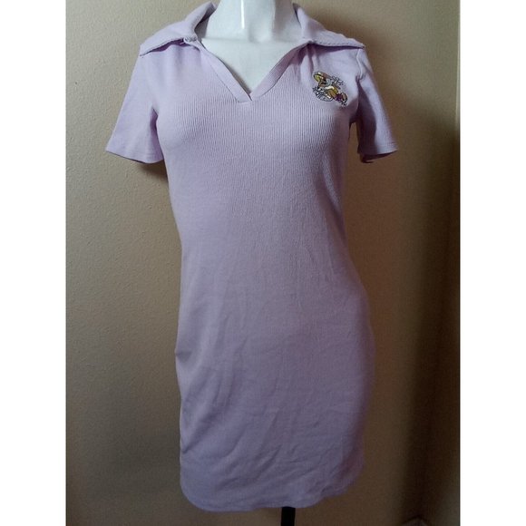 Looney Tunes Womens' Characters Miss Bugs Bunny Violet Dress Size S short sleeve - Picture 1 of 11